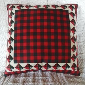 New! Buffalo Check Large Throw Pillow